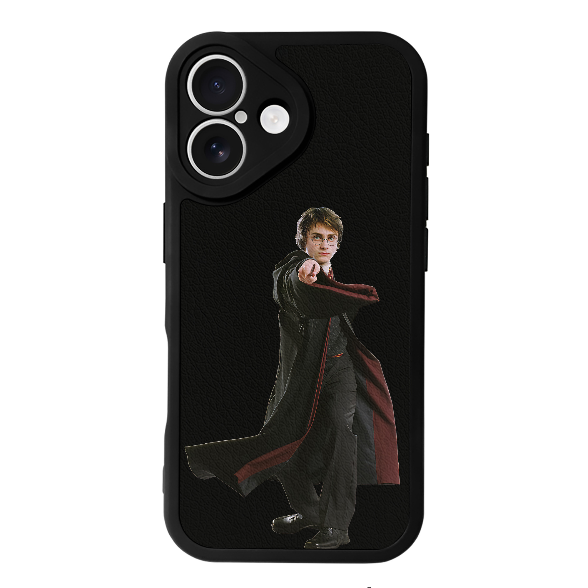 （画像用） Harry Potter ハリー・ポッターシリーズ 【iPhone 16シリーズ対応】シリコンスマホケース（レザー調） 材質：シリコン
